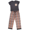 Simply Southern Aztec Leopard PJ Pants &amp; T-Shirt Set