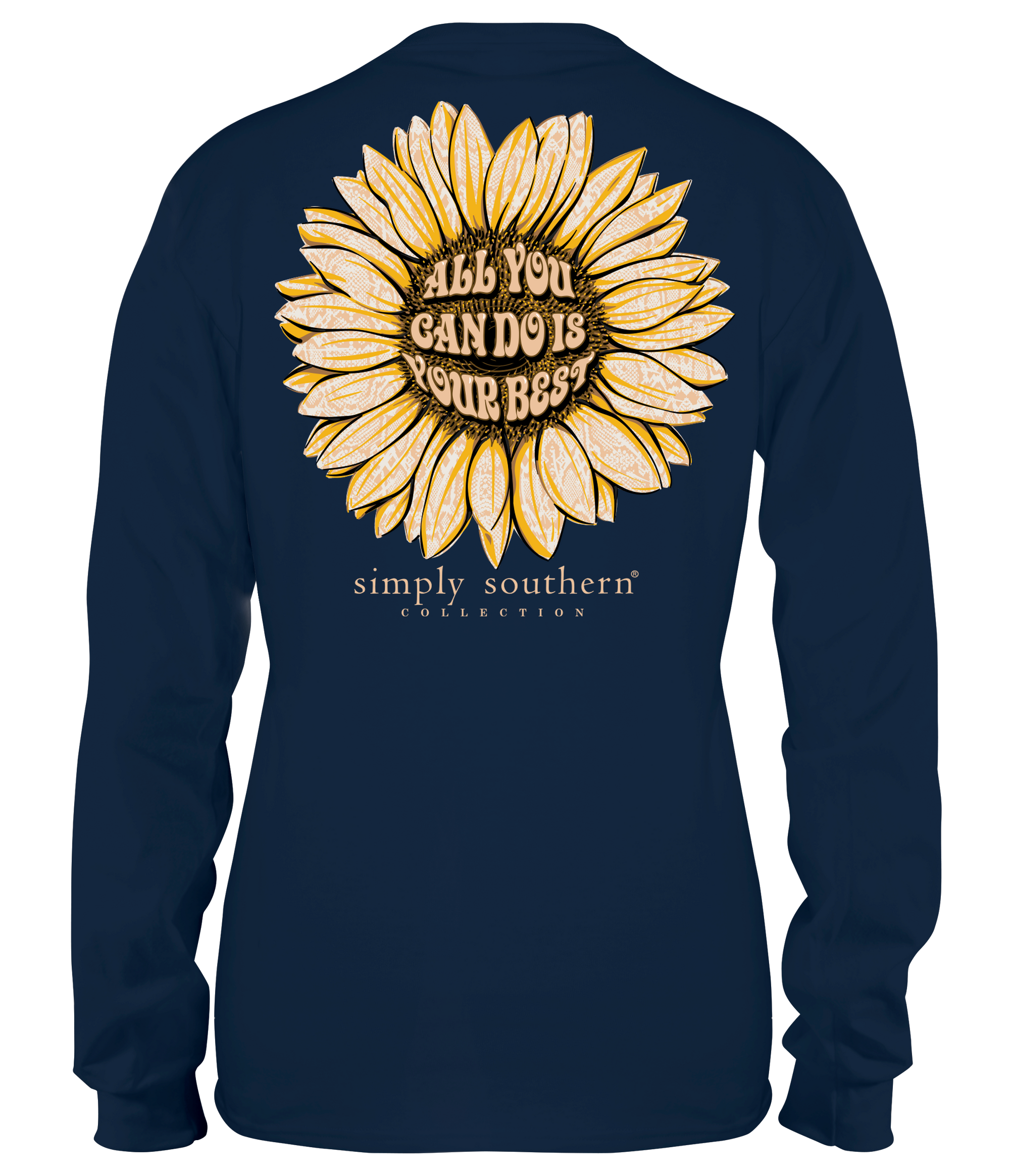 Simply Southern Your Best Sunflower Long Sleeve T-Shirt