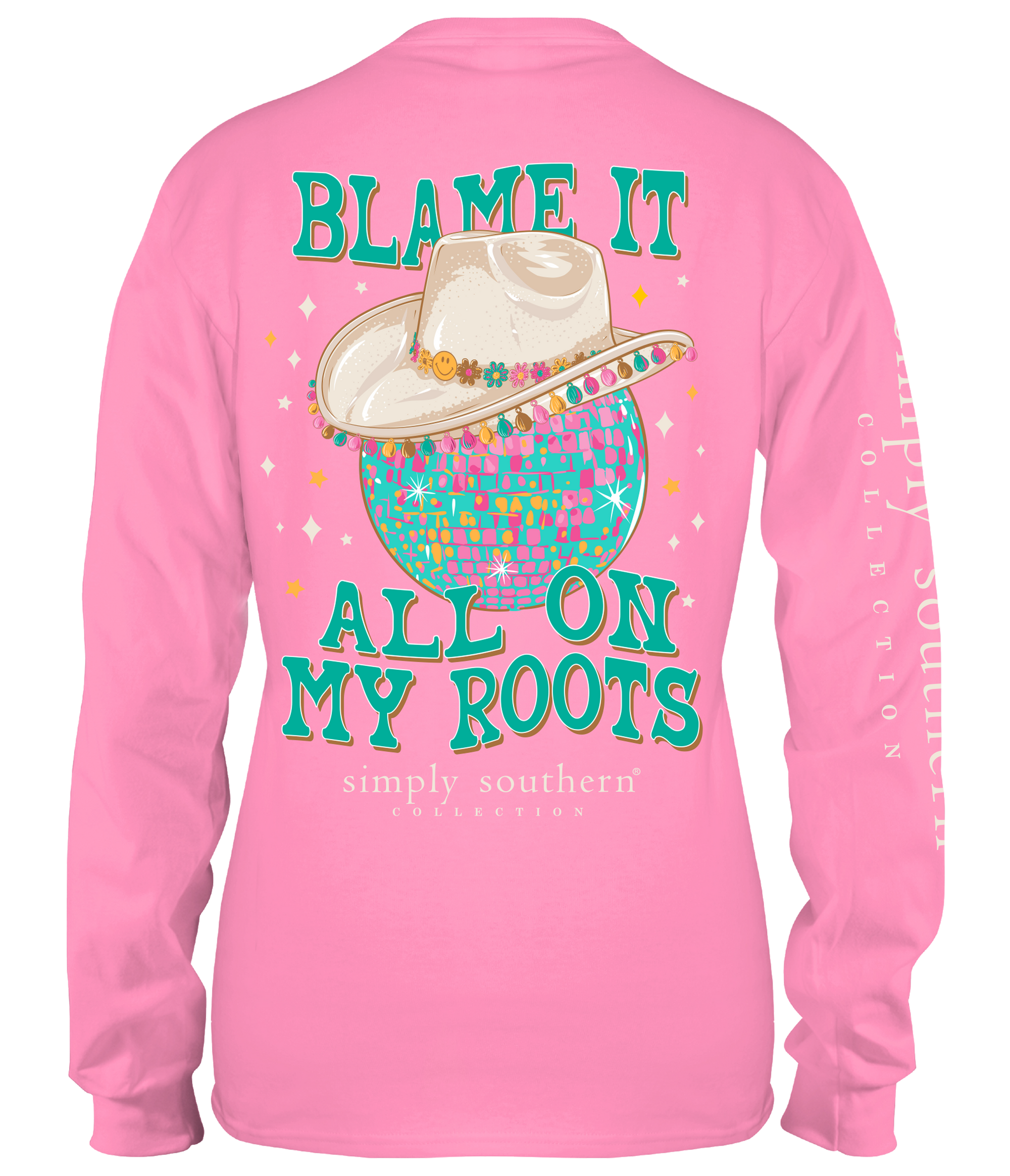 Simply Southern Blame It On My Roots Long Sleeve T-Shirt