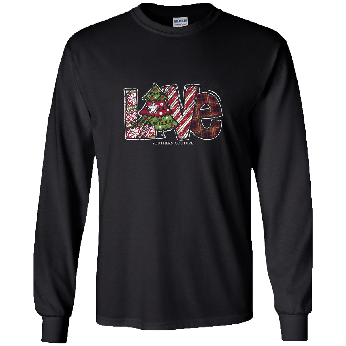 SALE Southern Couture Love Tree Holiday Soft Long Sleeve T-Shirt