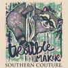 Southern Couture Classic Troublemaker Raccoon Long Sleeve T-Shirt