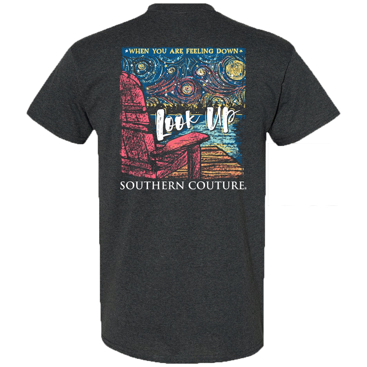 Southern Couture Classic When Feeling Down T-Shirt
