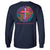 Southern Couture Classic Brushstroke Cross Circle Long Sleeve T-Shirt