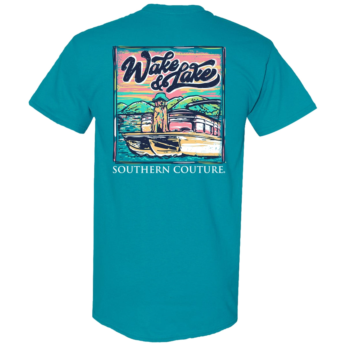 Southern Couture Classic Wake & Lake T-Shirt