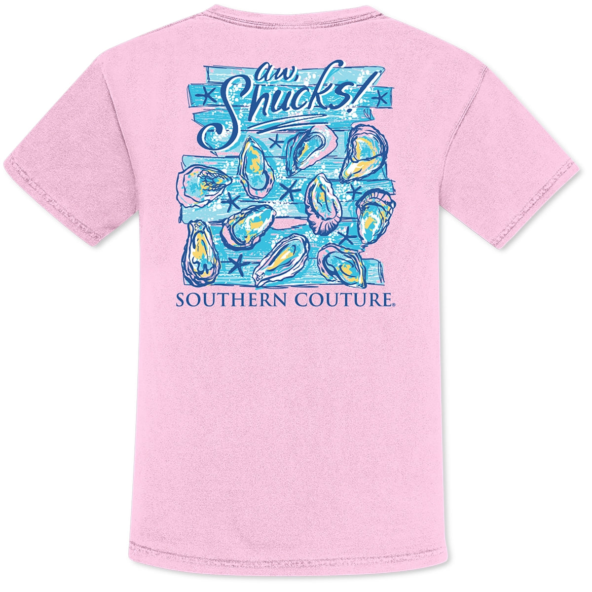 Southern Couture Aw Shucks Shells Comfort Colors T-Shirt