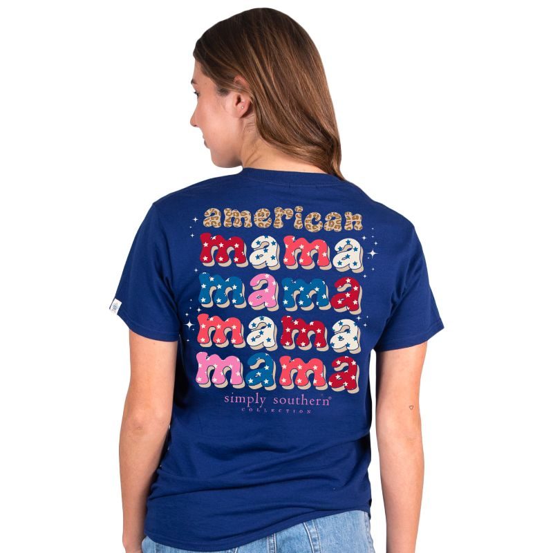 Simply Southern USA American Mama & Mini T-Shirt