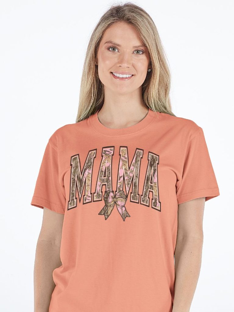 Simply Southern Camo Bow Mama T-Shirt