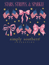 Simply Southern USA Stars Stripes &amp; Sparkle T-Shirt