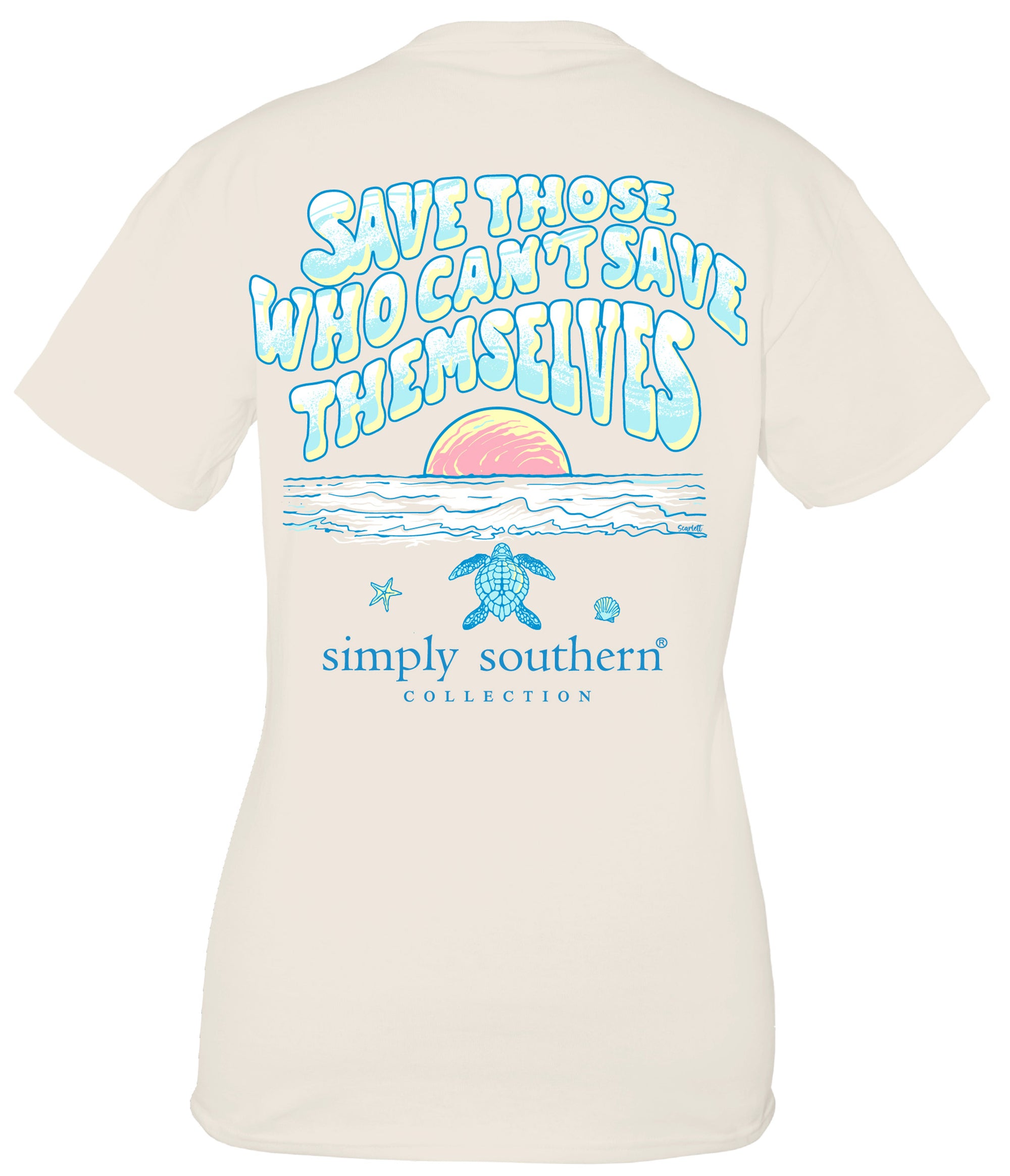 Simply Southern Turtle Tracker Sunset T-Shirt