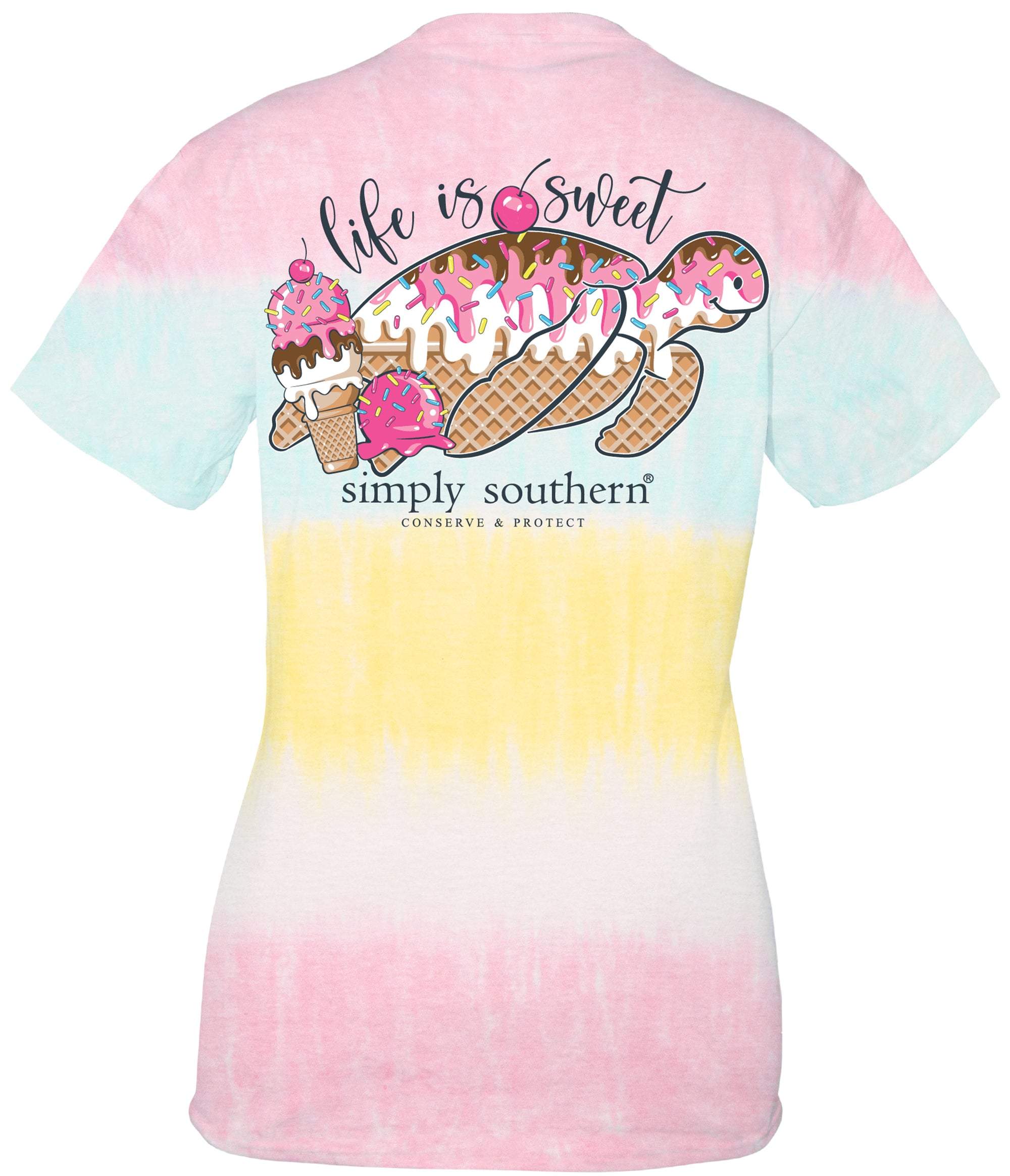Simply Southern Turtle Tracker Ice Cream T-Shirt