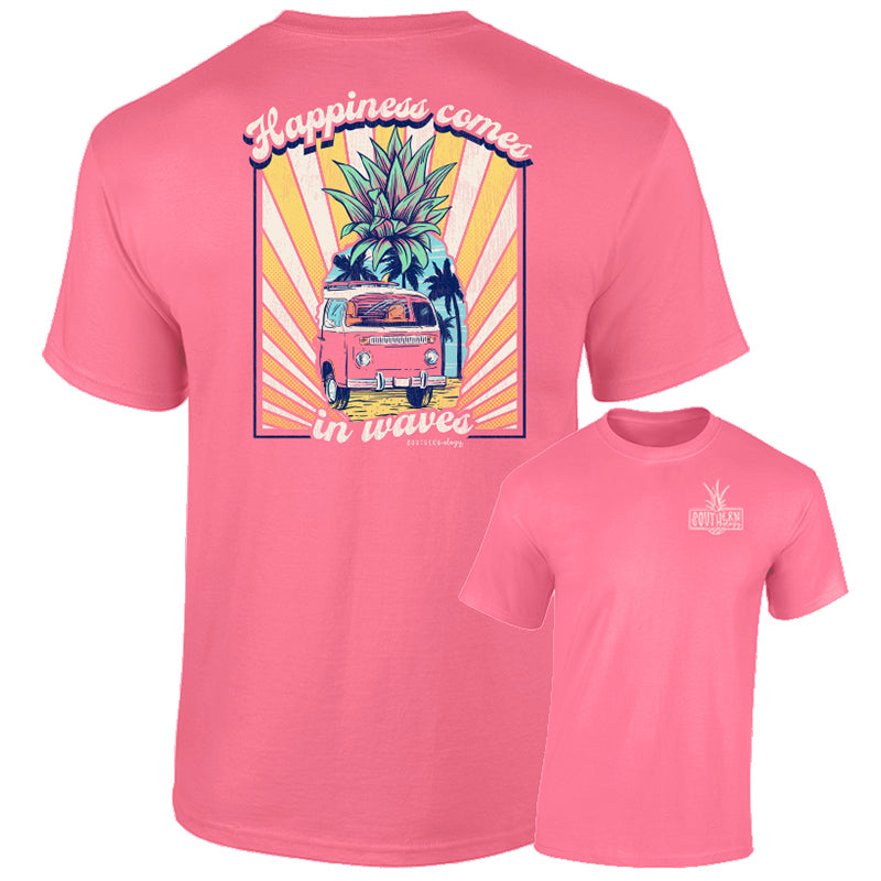 Southernology Happiness Pineapple Comfort Colors T-Shirt
