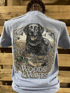 Backwoods Woods &amp; Waves Lab Dog Comfort Colors T-Shirt