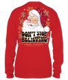 Simply Southern Believe Santa Christmas Long Sleeve T-Shirt