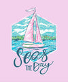 Southernology Seas the Day Sailboat Comfort Colors T-Shirt