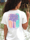 Simply Southern Palm Tree White T-Shirt