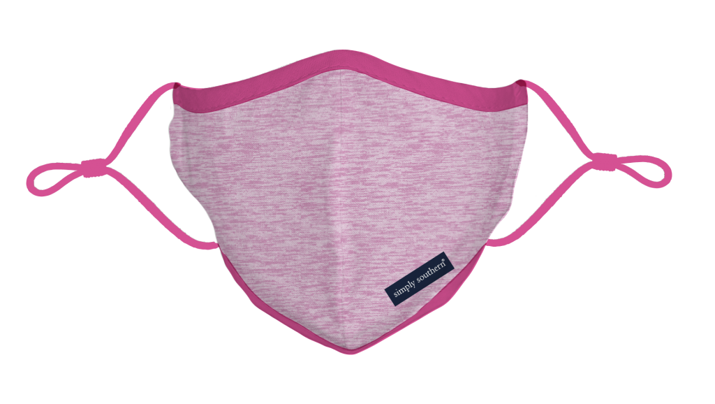 Simply Southern Preppy Heather Pink Protective Mask