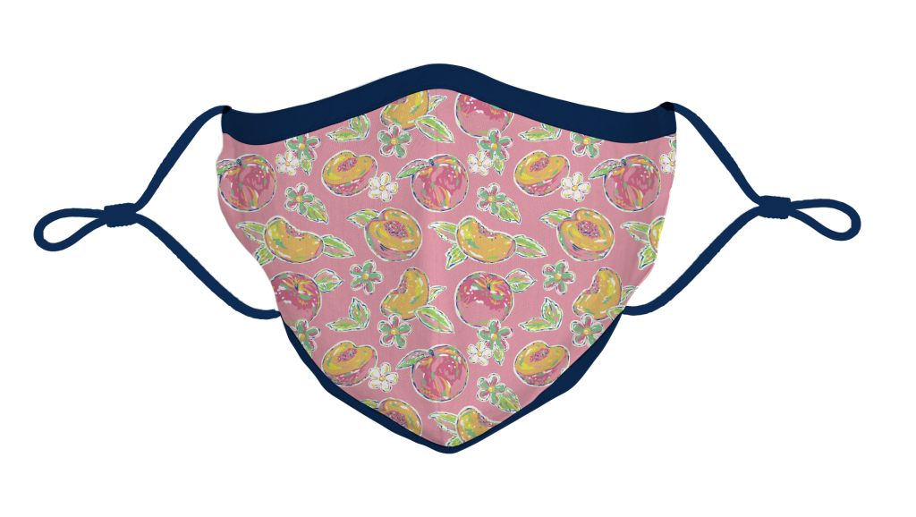 Simply Southern Preppy Peachy Pink Protective Mask