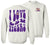 Louisiana LSU Tigers Love Long Sleeve Sweatshirt