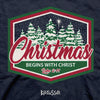 Kerusso Christian Christmas Badge Unisex T-Shirt