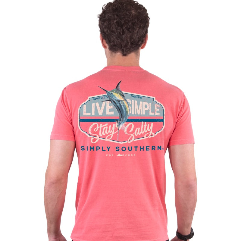 Simply Southern Salty Fish Unisex Comfort Colors T-Shirt