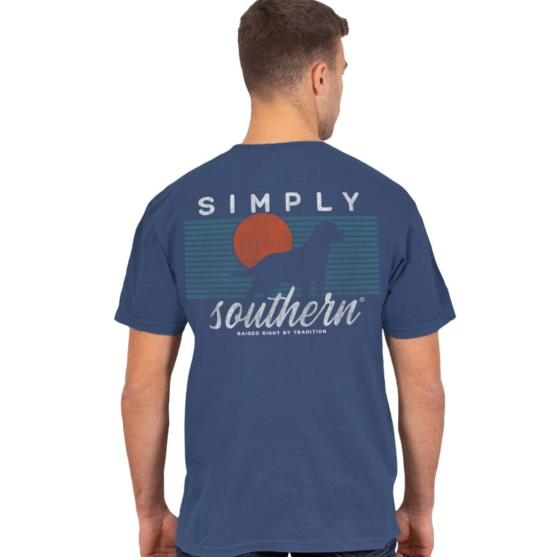 SALE Simply Southern Sunset Dog Unisex Comfort Colors T-Shirt