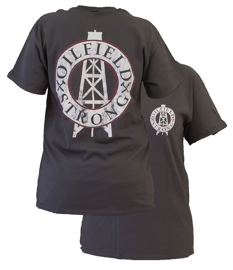 Southern Couture Oilfield Strong Oil Field Logo Unisex Bright T Shirt - SimplyCuteTees
