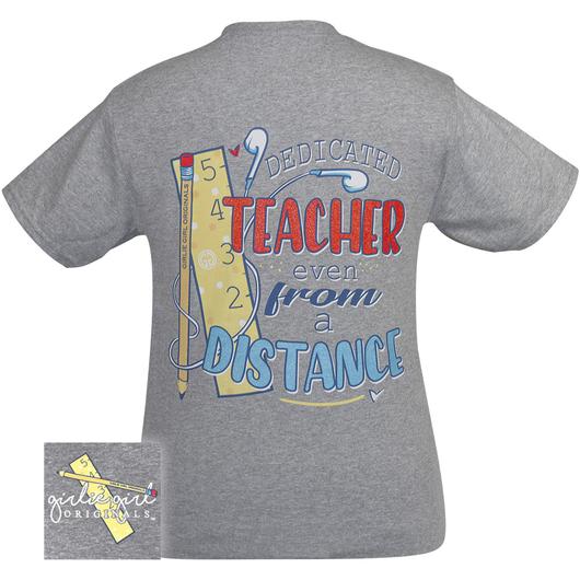 Girlie Girl Originals Preppy Dedicated Teacher T-Shirt