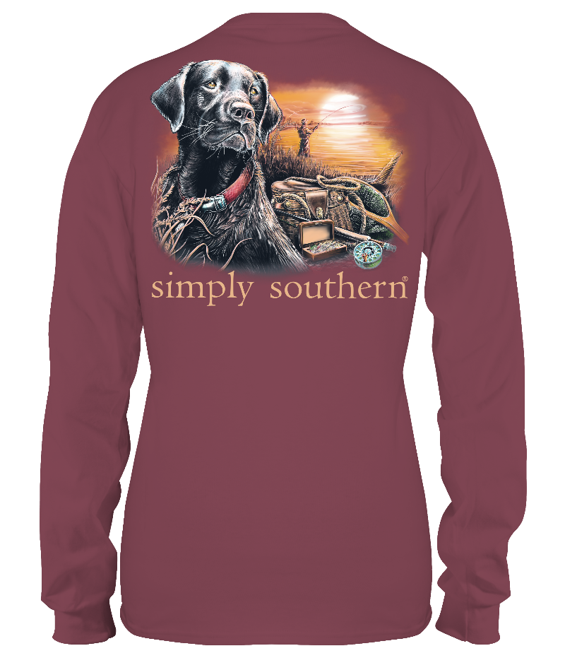 Simply Southern Lake Dog Long Sleeve Unisex T-Shirt