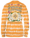 SALE Simply Southern Faith Compass Tie Dye Long Sleeve T-Shirt