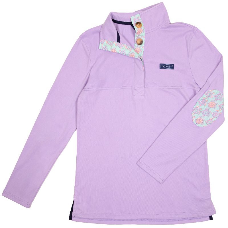 Simply Southern Turtle Button Long Sleeve Pullover Jacket