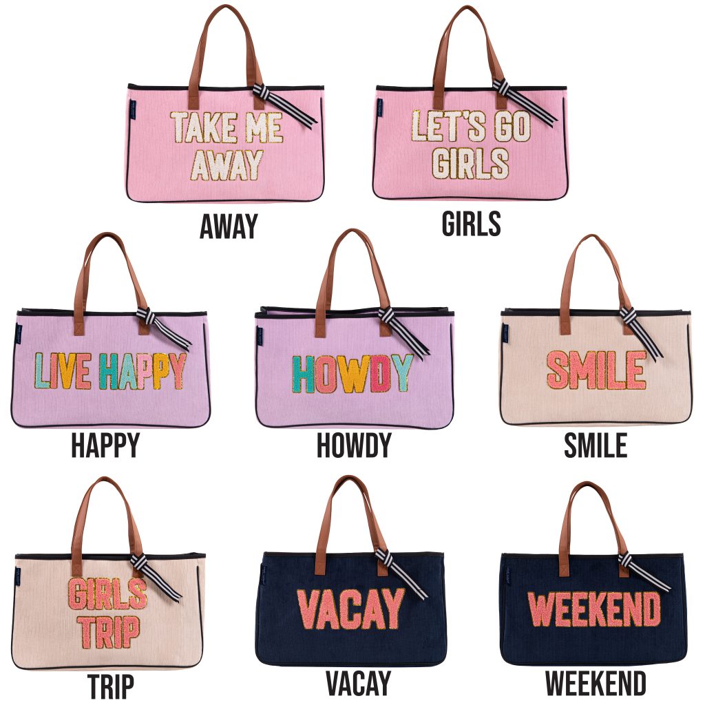 SALE Simply Southern Preppy Sparkle Letters Tote Bag