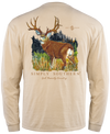 SALE Simply Southern Country Deer Sand Unisex Long Sleeve T-Shirt