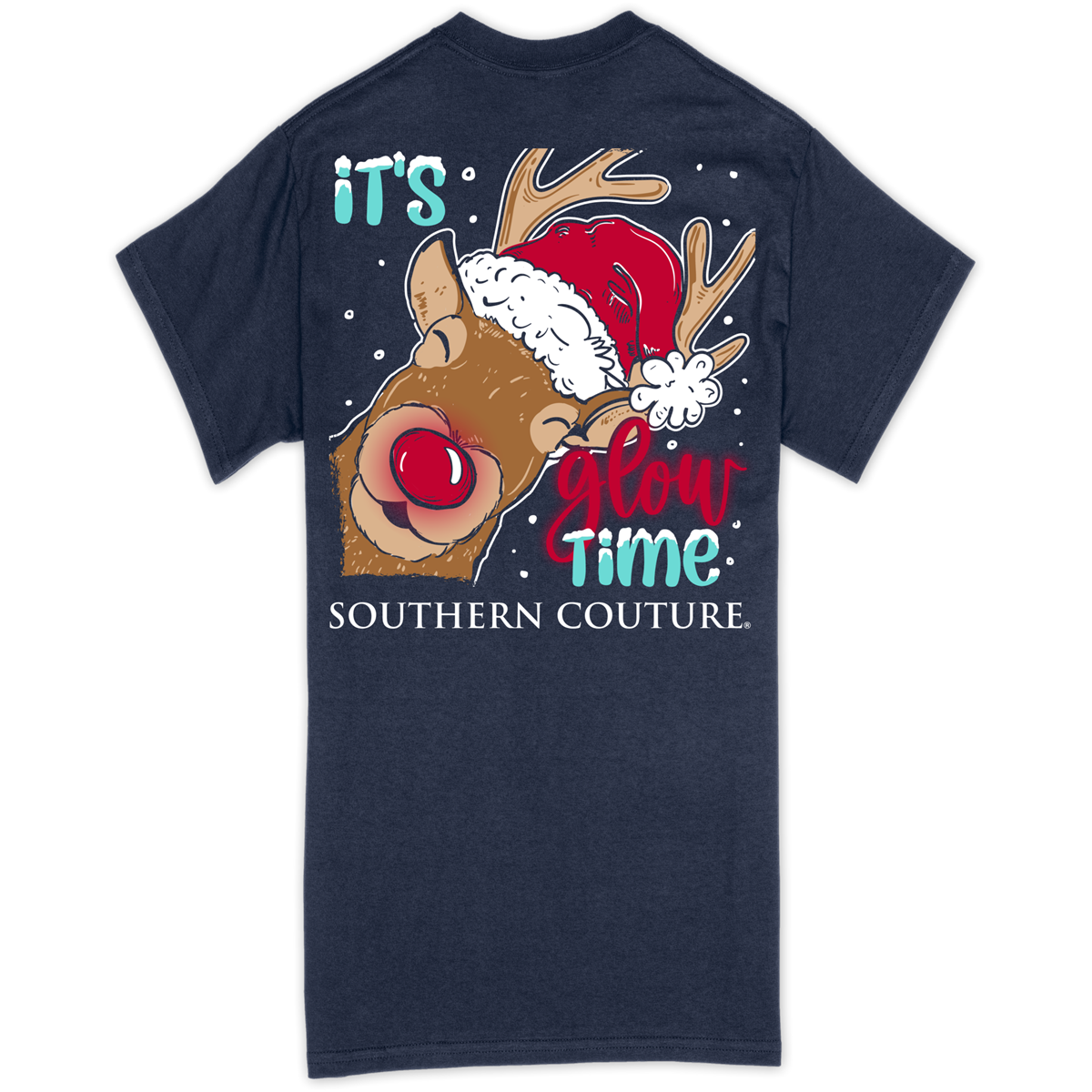 Southern Couture Classic It's Glow Time Holiday T-Shirt