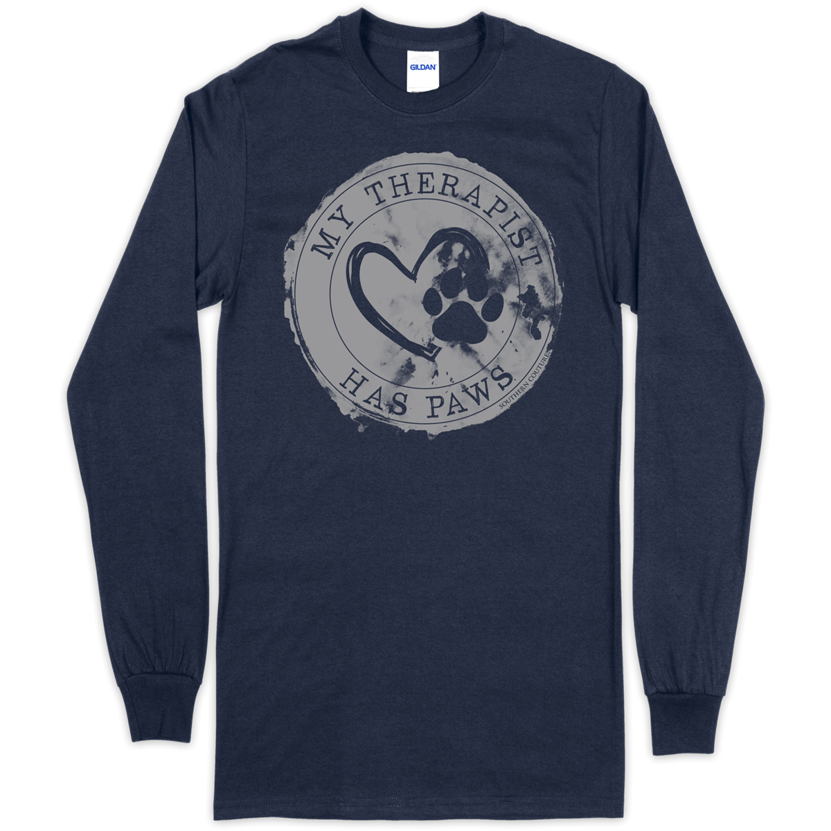 Southern Couture Therapist Has Paws Soft Long Sleeve T-Shirt