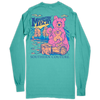 Southern Couture Mountain Mama Bear Comfort Colors Long Sleeve T-Shirt