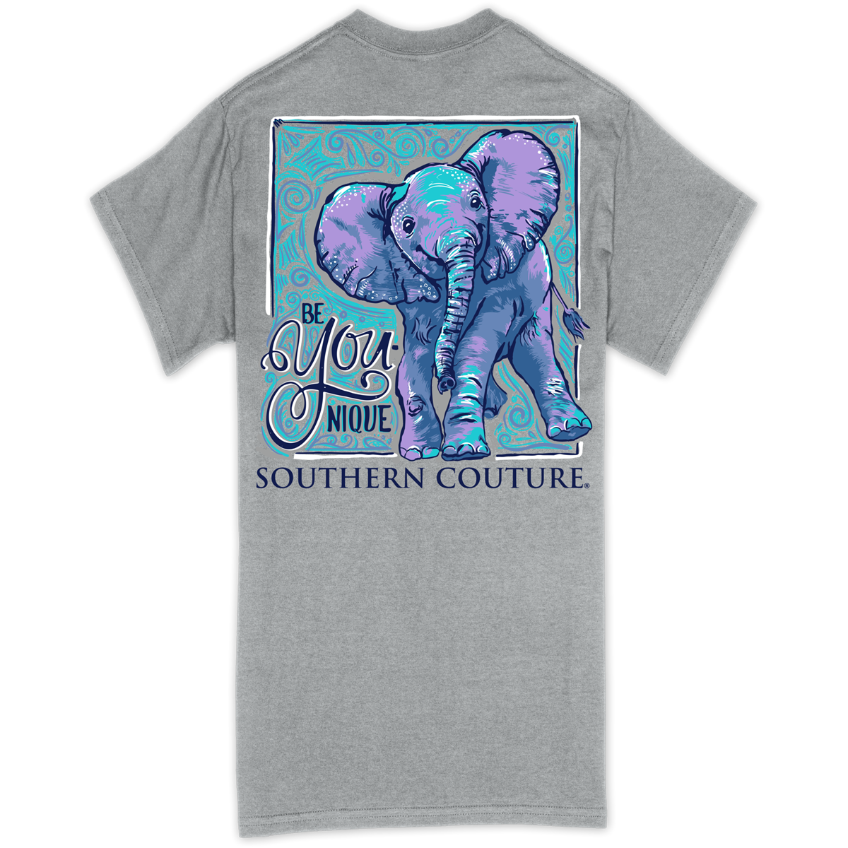 Southern Couture Classic Be Younique Elephant T-Shirt