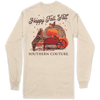 Southern Couture Classic Happy Fall Chicken Pumpkins Long Sleeve T-Shirt