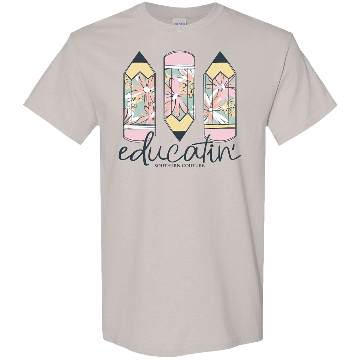 Southern Couture Soft Collection Educatin' Teacher T-Shirt