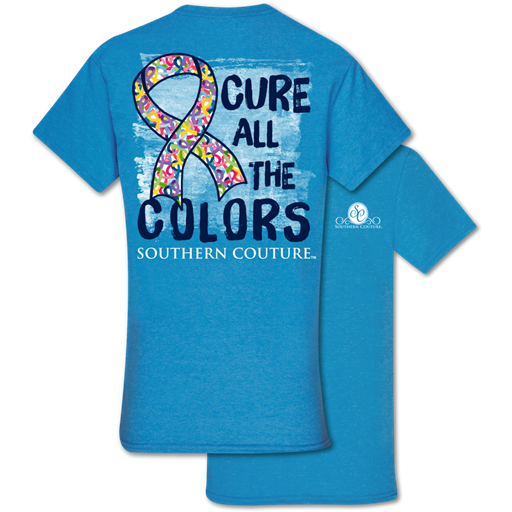 Southern Couture Classic Cure All The Colors Cancer T-Shirt