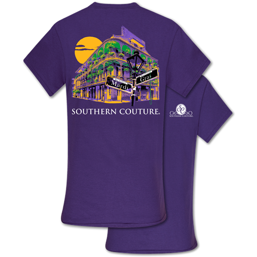 Southern Couture Classic Mardi Gras Hotel T-Shirt