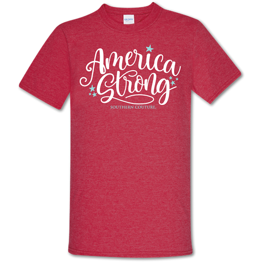 Southern Couture Soft Collection America Strong USA T-Shirt