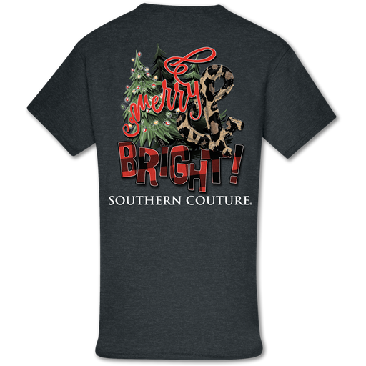 Southern Couture Classic Merry & Bright Holiday T-Shirt