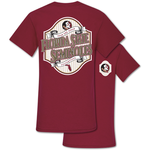 Southern Couture Classic Florida State Seersucker T-Shirt