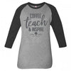 SALE Simply Faithful By Simply Southern Coffee Teach And Inspire Long Sleeve T-Shirt
