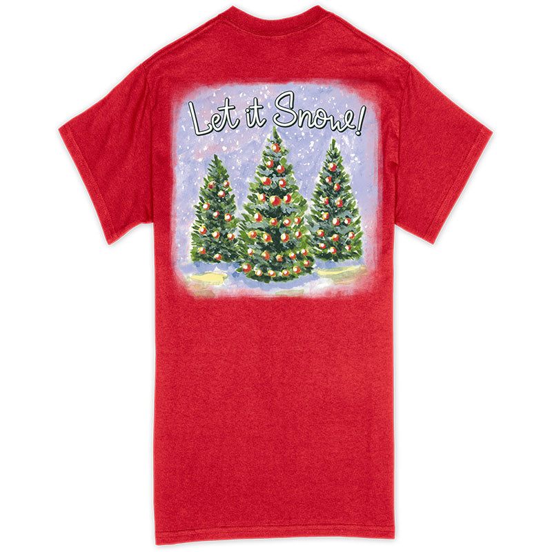 SALE Southern Couture Classic Let It Snow Holiday T-Shirt