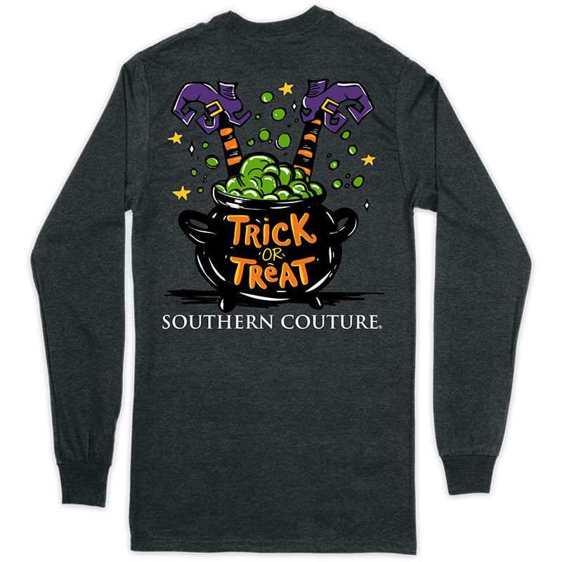 SALE Southern Couture Classic Trick Or Treat Halloween Long Sleeve T-Shirt