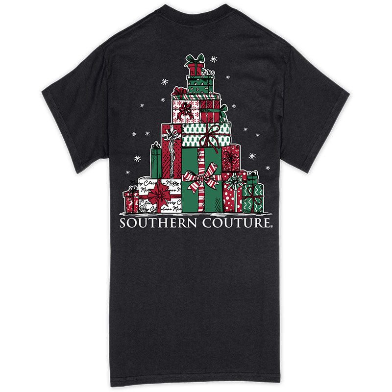 Southern Couture Classic Present Tree Holiday T-Shirt
