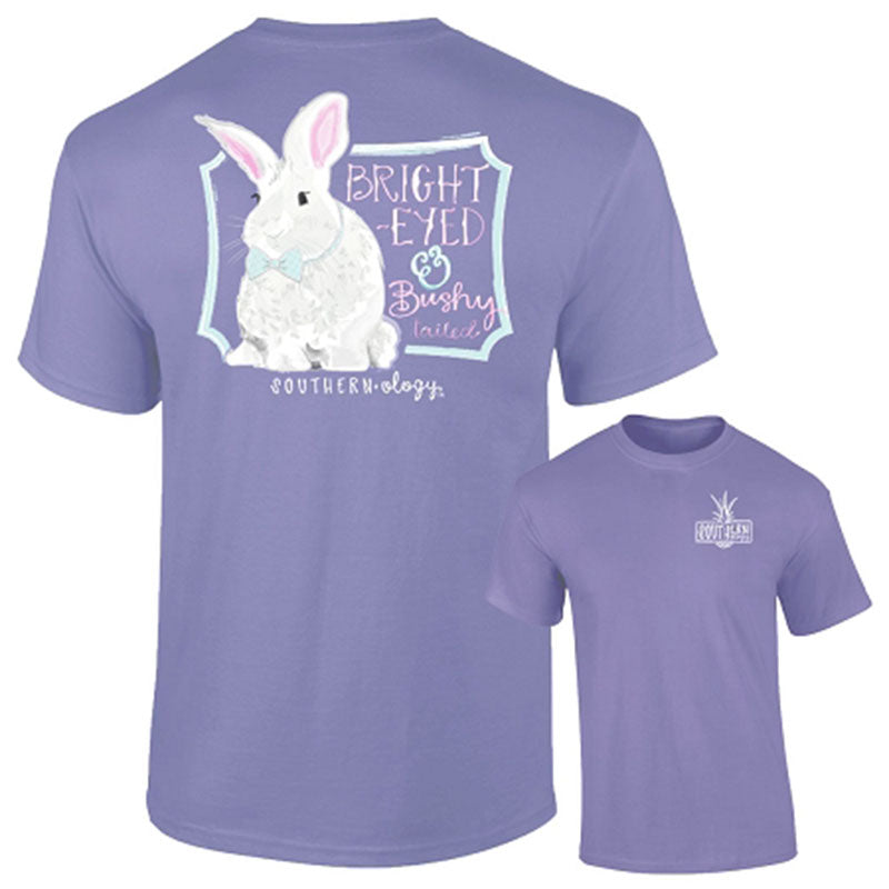 Sale Southernology Bright Eyed & Bushy Tailed Bunny Comfort Colors T-Shirt
