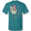 Sale Sassy Frass Rise &amp; Shine &amp; Give Glory to God Rooster T-Shirt