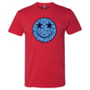 Southernology Statement Star Leopard Smile USA Canvas T-Shirt